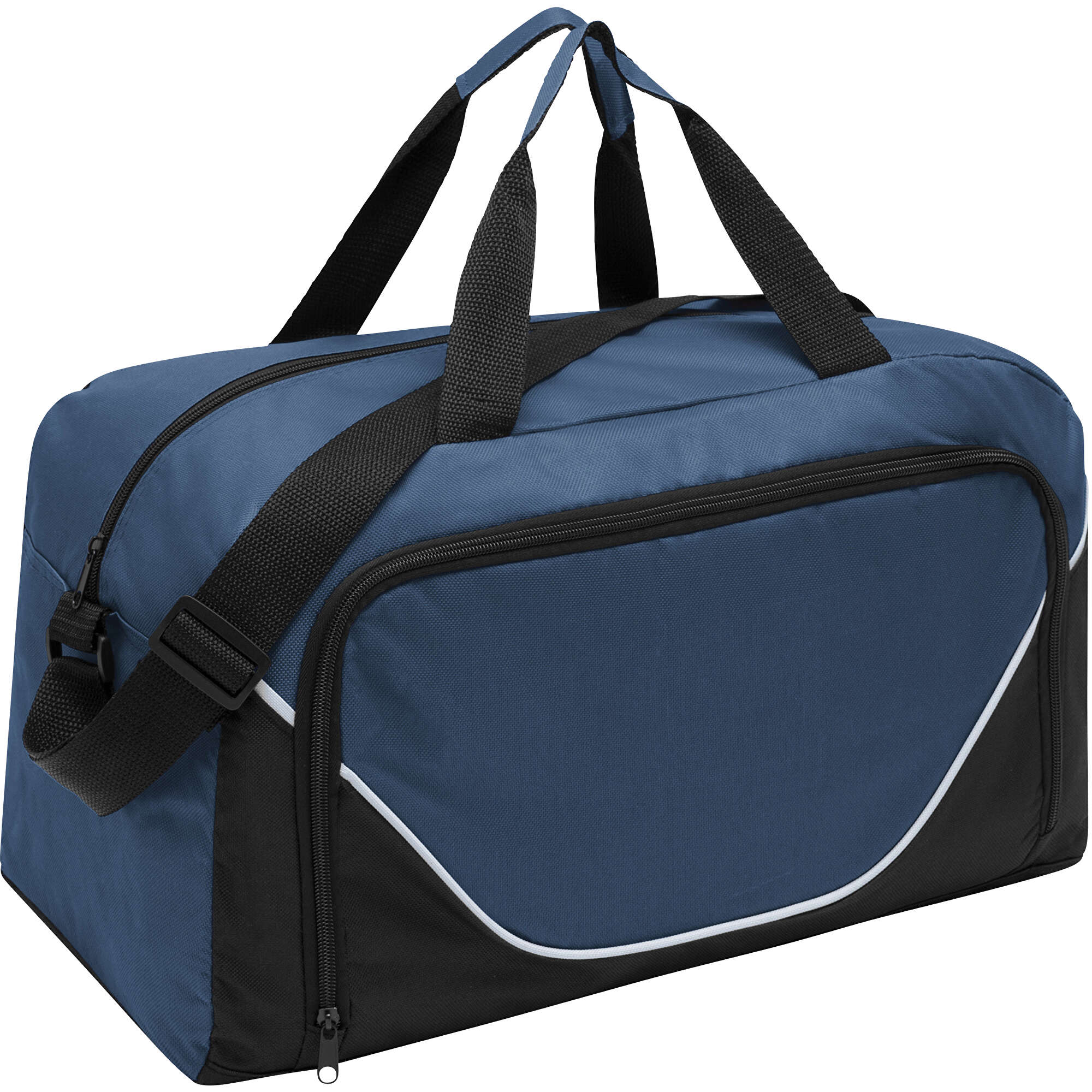 Jordan (schwarz / blau, 600D Polyester, 440g) als Werbemittel Auf