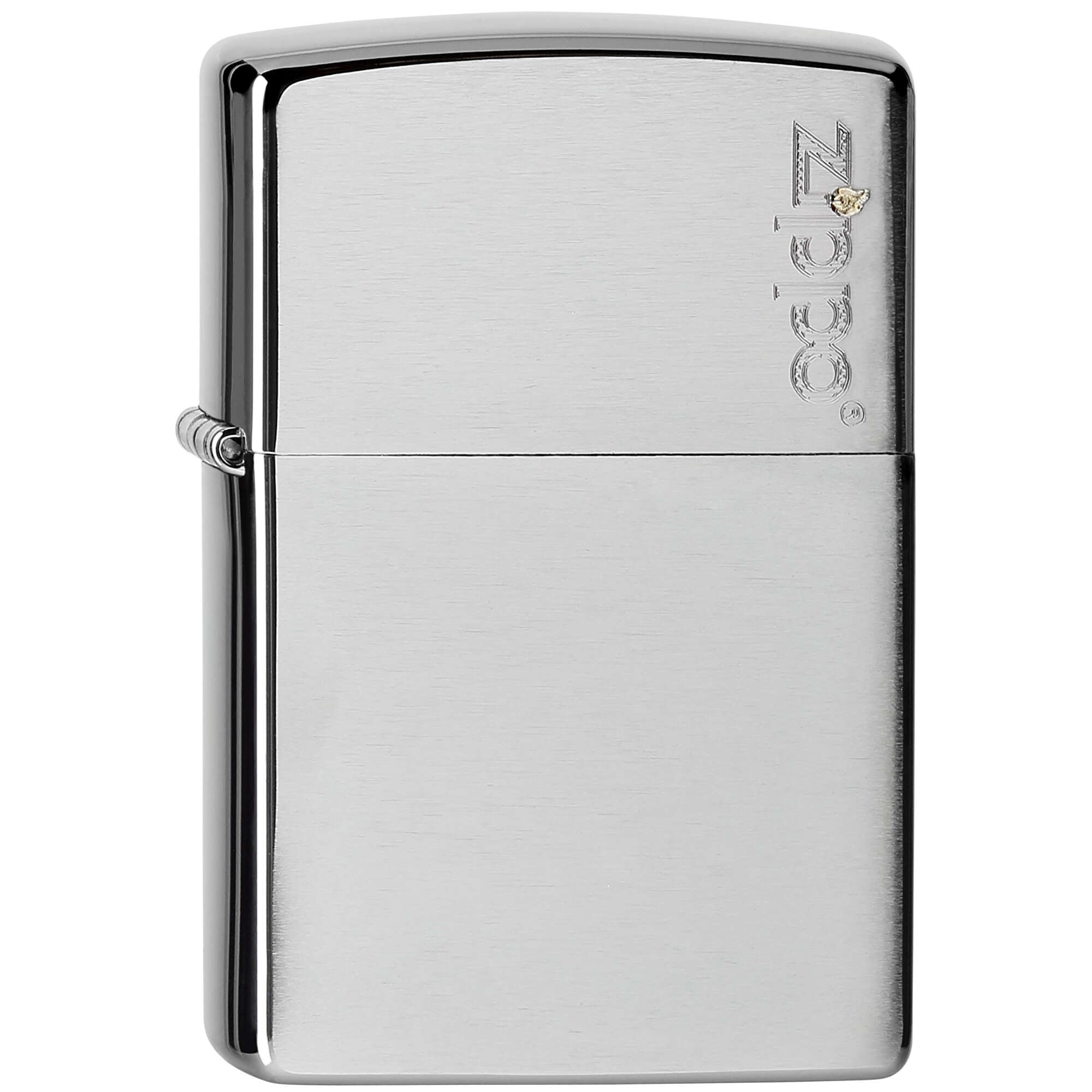 Zippo 200 Bulus Logo Unbefüllt Silber Edelstahl 55g Als Werbemittel Auf Fits De Art