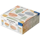 NORA SET MACARONS Set de vaisselle 16 pièces