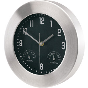 Aluminiowy zegar ścienny JUPITER