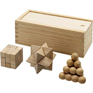 3 juegos de ingenio en madera " ...