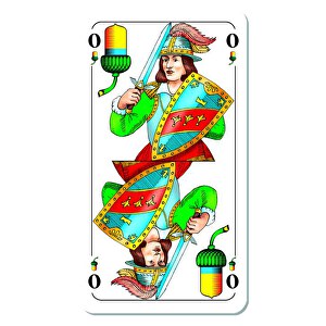 Schafkopf/Tarock , 410 g/m² Spielkartenkarton, 10,00cm x 5,60cm (Länge x Breite)