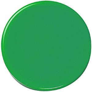 Magnet 'Rund' , standard-grün, Kunststoff, 0,80cm (Höhe)