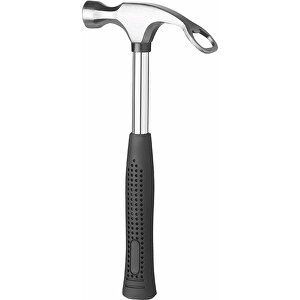 Bierhammer , schwarz, Metall, 24,00cm x 3,00cm x 11,00cm (Länge x Höhe x Breite)