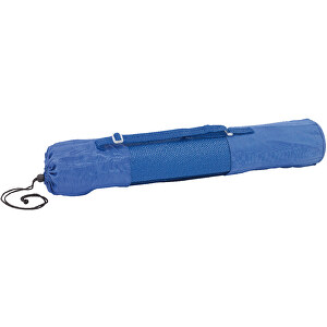Yogamatte KARMA , blau, PVC / Polyester, 183,00cm x 0,40cm x 61,00cm (Länge x Höhe x Breite)