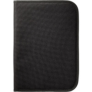 Berkeley A4 Reißverschlussmappe , schwarz, 600D Polyester, 33,50cm x 3,00cm x 23,50cm (Länge x Höhe x Breite)
