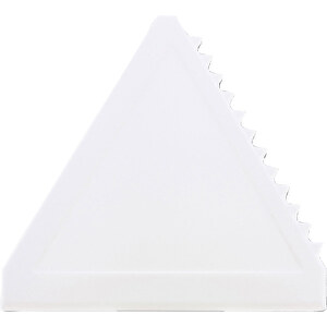 Eiskratzer, Dreieck , weiss, PS, 11,00cm x 10,50cm (Länge x Breite)