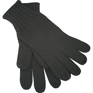 Knitted Gloves , Myrtle Beach, schwarz, 100% Polyacryl, S/M, 