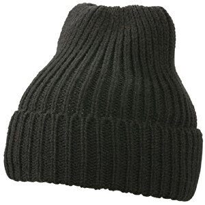 Warm Knitted Cap , Myrtle Beach, schwarz, 100% Polyester, one size, 