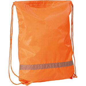 Rucksack Aus Polyester 210D , orange, PolJater, 34,00cm x 42,00cm (Länge x Höhe)