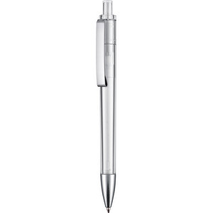 Kugelschreiber EXOS TRANSPARENT , Ritter-Pen, transparent, ABS-Kunststoff, 14,00cm (Länge)