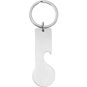 Metmaxx® EK-Schlüsselanhänger 'Style&Open' Silber , Metmaxx, silber, Metall, 2,30cm x 9,00cm (Länge x Breite)