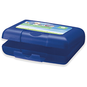 Lunchbox 'Comfort' , gefrostet blau, PP, 13,00cm x 5,30cm x 17,50cm (Länge x Höhe x Breite)