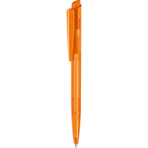 Senator® Dart Clear Druckkugelschreiber , Senator, orange, Kunststoff, 14,00cm x 143,00cm x 10,00cm (Länge x Höhe x Breite)