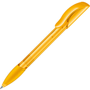 Senator® Hattrix Clear SG Druckkugelschreiber , Senator, gelb, Kunststoff, 17,00cm x 148,00cm x 13,00cm (Länge x Höhe x Breite)