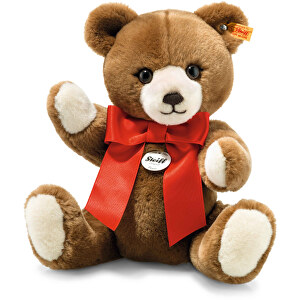 Petsy Teddybär , braun, aus streichelweichem Webpelz, 28,00cm x 12,00cm x 19,00cm (Länge x Höhe x Breite)