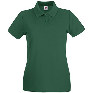New Lady-Fit Premium Polo , Fruit of the Loom, flaschengrün, XS, 