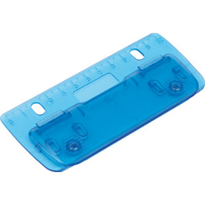 Mini-Locher PAGE , blau, Kunststoff, 13,00cm x 6,70cm (Länge x Breite)