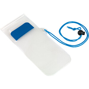 Telefon-Tasche SMART SPLASH , blau, PVC, frei von Phthalaten, 22,50cm x 9,00cm (Länge x Breite)