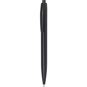 Kugelschreiber PLAIN , schwarz, Kunststoff, 13,80cm (Länge)