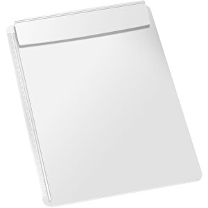 Klemmbrett DIN A4 'Beta' , weiß, weiß, PS, 34,20cm x 1,90cm x 23,20cm (Länge x Höhe x Breite)