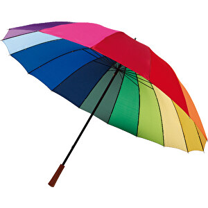 Golfschirm RAINBOW SKY , regenbogen, Metall / Polyester, 