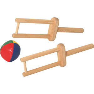 Jogball , Holz, 36,50cm x 11,50cm x 11,50cm (Länge x Höhe x Breite)