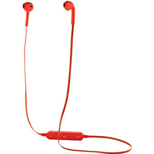 Kabellose Kopfhörer Im Etui , rot, ABS, 70,00cm x 1,20cm (Höhe x Breite)