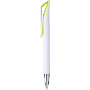 Kugelschreiber White Swan , hellgrün, ABS, 