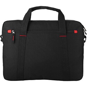Vancouver 15,4' Laptop-Konferenztasche 6L , schwarz / rot, 600D Polyester, 40,00cm x 30,00cm x 7,00cm (Länge x Höhe x Breite)