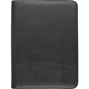Schreibmappe A4 Mit RV , schwarz, Lederähnliches Corello Material, 33,00cm x 2,50cm x 25,00cm (Länge x Höhe x Breite)