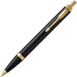 Parker IM Kugelschreiber , Parker, schwarz / gold, Messing, 13,60cm (Höhe)