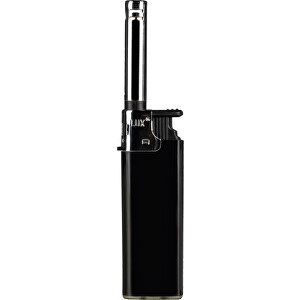 Lux Candle Lite Viva Feuerzeug , schwarz, Kunststoff, 12,00cm x 1,20cm x 2,50cm (Länge x Höhe x Breite)