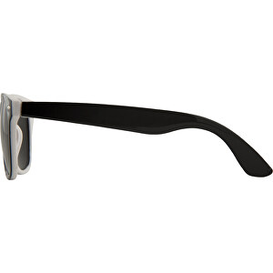 Sun Ray Sonnenbrille Mit Zweifarbigen Tönen , weiss / schwarz, PC Kunststoff, 14,50cm x 5,00cm x 15,50cm (Länge x Höhe x Breite)