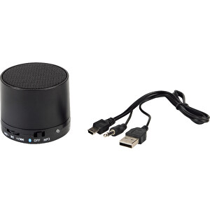 Wireless-Lautsprecher NEW LIBERTY , schwarz, Kunststoff, 5,00cm (Höhe)