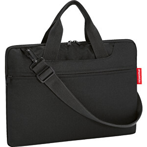 Netbookbag , Reisenthel, schwarz, Obermaterial: hochwertiges recyceltes Polyestergewebe, wasserabweisend, 40,00cm x 3,50cm x 28,50cm (Länge x Höhe x Breite)