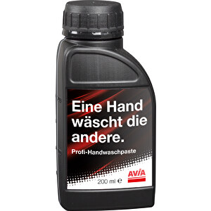 200 Ml Kanister Mit Handwaschpaste 'Natur' , schwarz, Kunststoff, 6,50cm x 15,00cm x 3,80cm (Länge x Höhe x Breite)