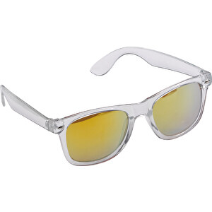 Sonnenbrille Bradley Transparent UV400 , transparent orange, Polycarbonat & AC, 15,00cm x 5,00cm x 15,00cm (Länge x Höhe x Breite)