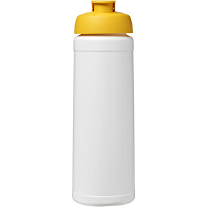 Baseline® Plus 750 Ml Flasche Mit Klappdeckel , weiss / gelb, HDPE Kunststoff, PP Kunststoff, 23,60cm (Höhe)