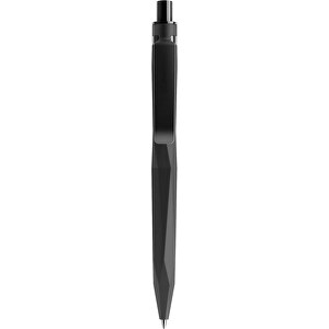 Prodir QS20 Soft Touch PRS Push Kugelschreiber , Prodir, schwarz / schwarz, Kunststoff/Metall, 14,10cm x 1,60cm (Länge x Breite)
