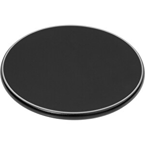 Wireless Charger Daisy , Promo Effects, schwarz, Metall/Glas, 0,60cm (Höhe)