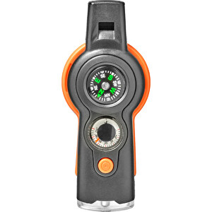 Outdoor Survival Tool Compass , orange, ABS, 10,80cm x 2,40cm x 4,80cm (Länge x Höhe x Breite)