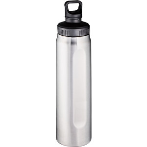 Thermotrinkflasche RETUMBLER-DOVER , Retumbler, schwarz, silber, Edelstahl, Kunststoff, 31,00cm x 7,30cm x 7,30cm (Länge x Höhe x Breite)