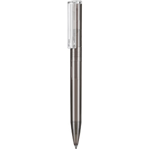 Kugelschreiber LIFT TRANSPARENT P , Ritter-Pen, smoke grey, ABS-Kunststoff, 140,00cm (Länge)