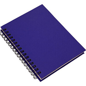 Notizbuch EMEROT , blau, Recyclingkarton, 11,60cm x 1,60cm x 15,30cm (Länge x Höhe x Breite)