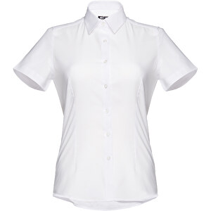 THC LONDON WOMEN WH. Damen Oxford Bluse , weiß, Baumwolle und Polyester, XXL, 73,00cm x 59,00cm (Länge x Breite)