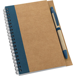ASIMOV. B6 Umweltfreundlichers Notizbuch , blau, Kraftpapier, 0,27cm (Höhe)