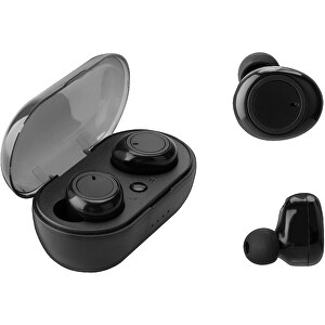 TWS Bluetooth Kopfhörer Mit Telefonie-Funktion , schwarz, ABS, 11,80cm x 1,70cm x 7,40cm (Länge x Höhe x Breite)