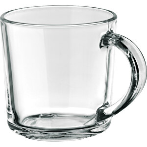 SOFFY. Tasse Aus Glas 280 Ml , transparent, Glas, 0,38cm (Höhe)