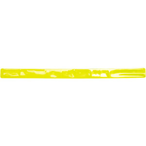 RFX™ 44 Cm Reflektierendes Sicherheits-Schnapparmband Aus PVC , gelb, PVC, Vinyl, Metall, 44,00cm x 3,00cm (Länge x Breite)